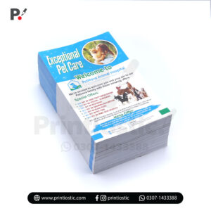 A5 Flyers 90gm Art Paper 4 Color One Side Printed