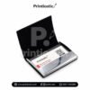 Company logo metal card holder