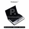 Branded metal business card case