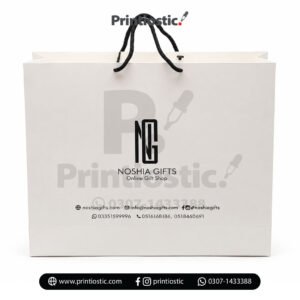 Branded paper bag for corporate gifting