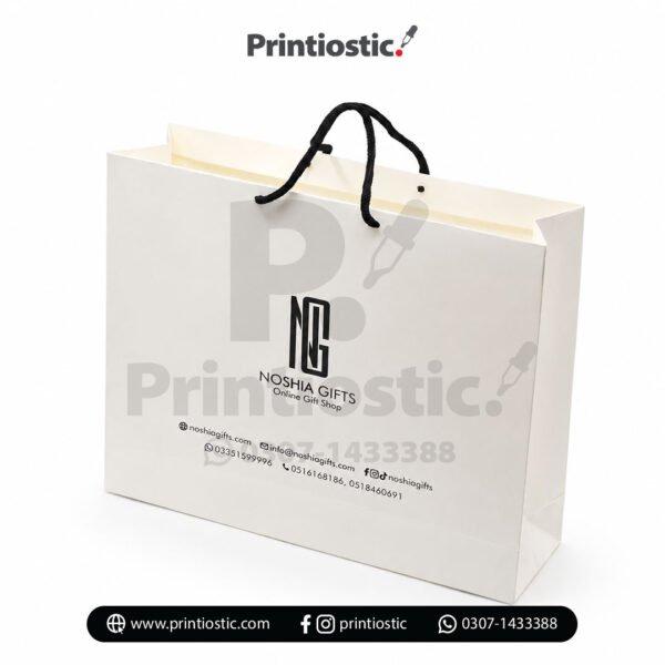 Custom printed paper bag for business events