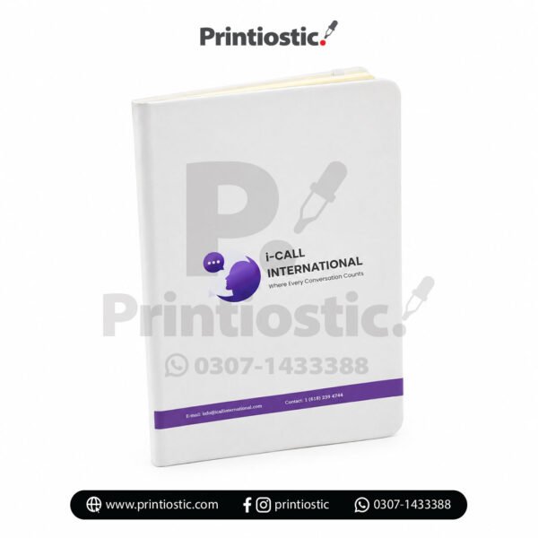 Customized corporate diary with logo