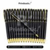 Customized matte black metal pen with logo