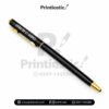 Matte black metal pen with logo engraving Pakistan