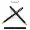 Branded metal pen with company logo