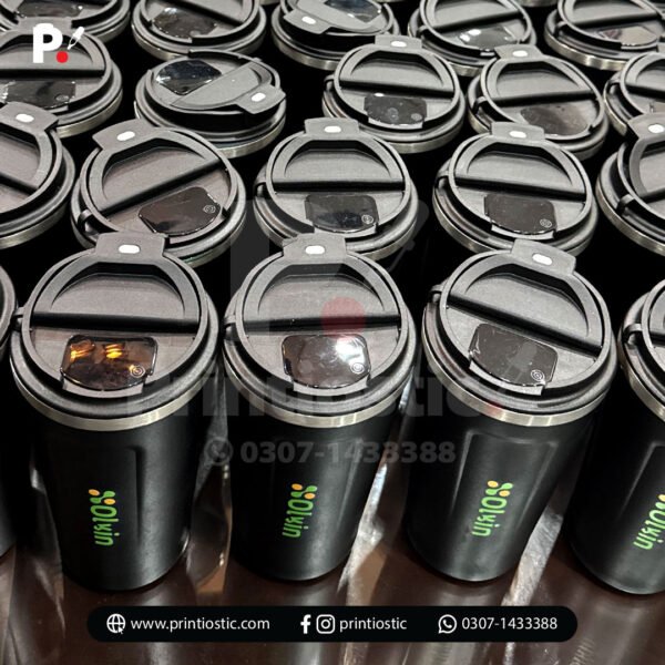 LED temperature display mug for business promotions