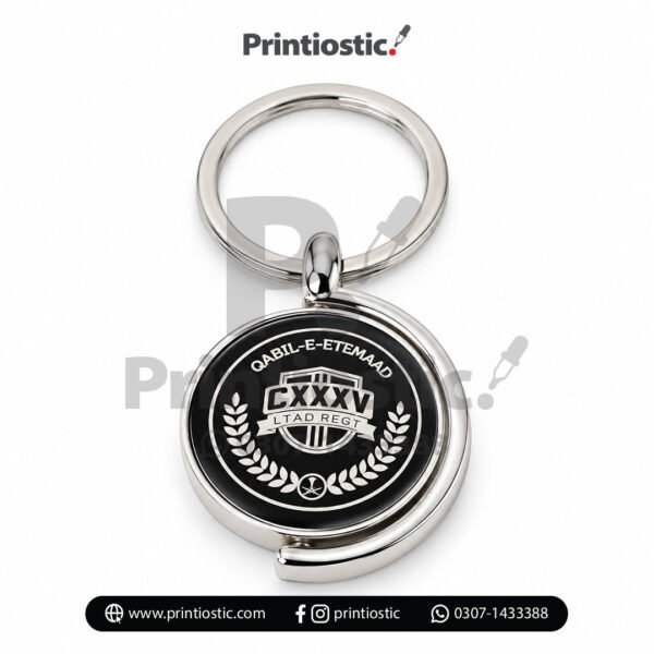 Promotional engraved metal keychain Pakistan